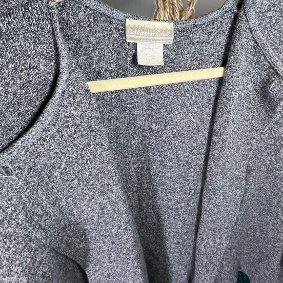 Grey Coldwater Creek Slouchy Cardigan - Picture 7 of 8